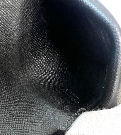 Prada Coin Case Coin Case Logo Leather Black 01bs117