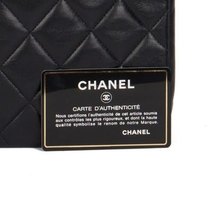 CHANEL Jumbo Maxi XL 24K Gold Flap Bag Lambskin Chain Shoulder Black