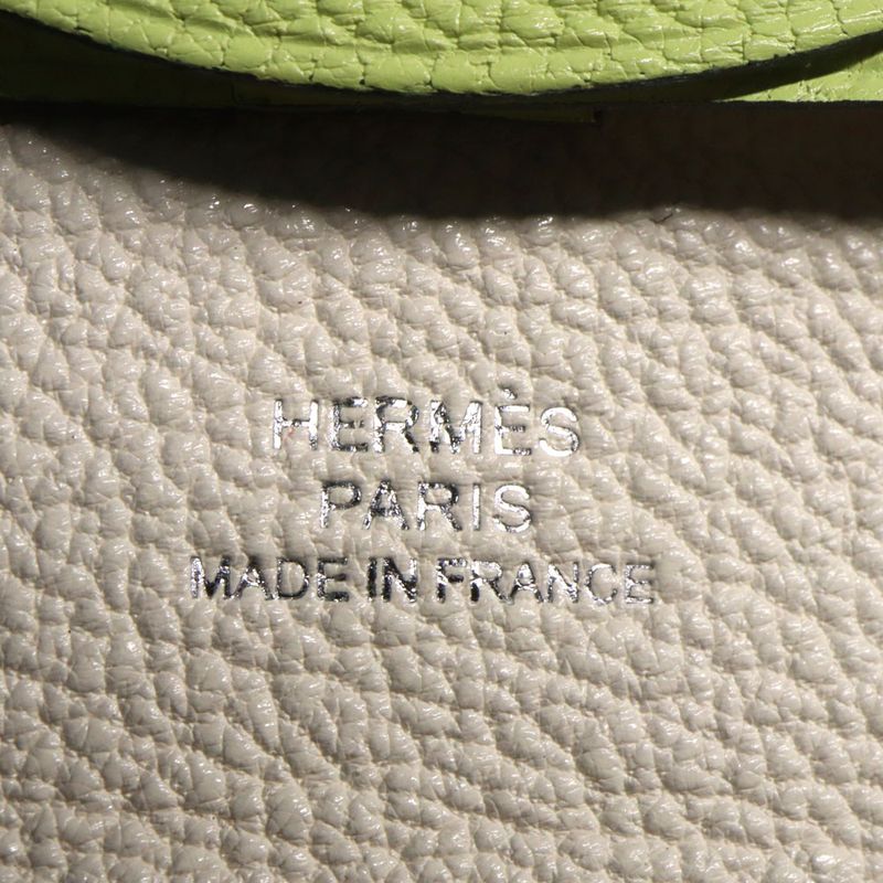 Hermes Bastia Verso Chevre Misol Joan Bourjohn Nata Z Engraved Coin