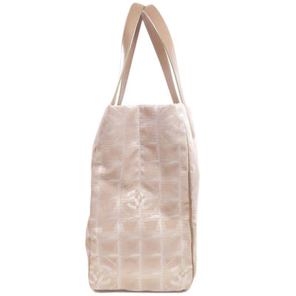 Chanel New Travel Line MM Tote Bag Nylon Jacquard Women