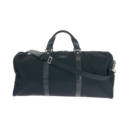 Gucci Black Silver Hardware Nylon 012 0399 Shoulder Bag Boston Bag 2way Men