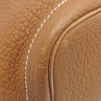 Hermes Tote Bag Garden Party PM Negonda Gold Silver Hardware Brown Sold Goods