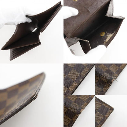 Louis Vuitton Portefeuille Florine N60011 Damier Canvas Brown Ri1186 Men's