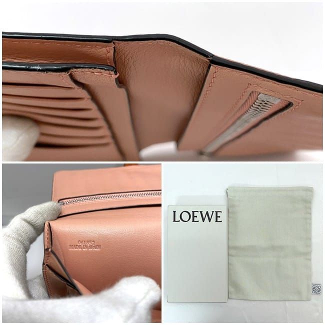 Loewe Folded Long Wallet Vertical Large Wallet F21349