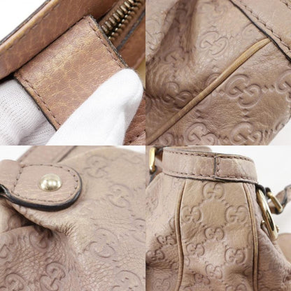 Gucci Sookie GG 296835 Striped Leather Pink Women's Tote Bag