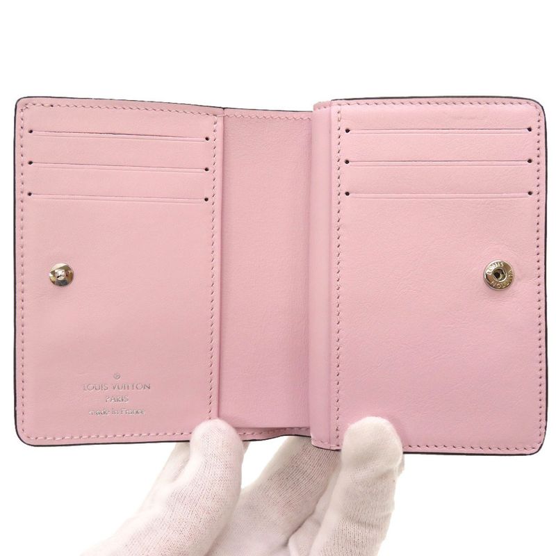 Louis Vuitton Monogram Mahina Portefeuille Cles A Rose Jasmine M80629 Bifold