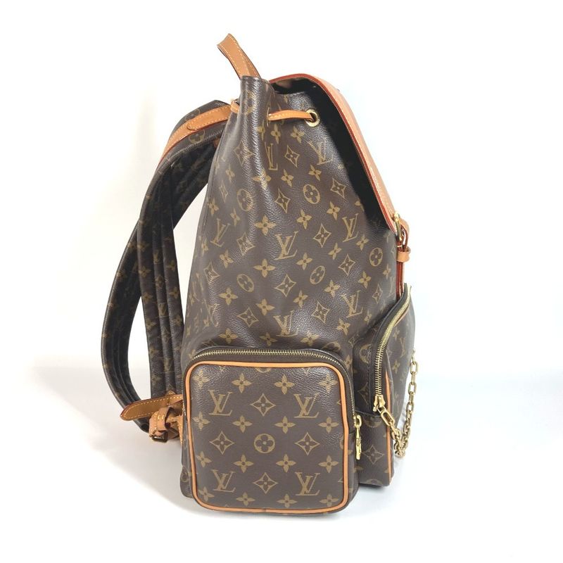 Louis Vuitton Backpack Sac Trio Backpack M44658 Monogram Canvas Brown