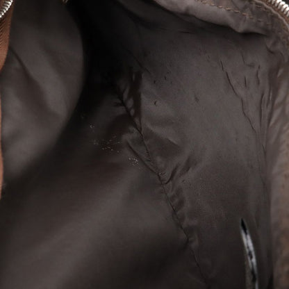 Hermes Acapulco PM Tote PM Tote Handbag Nylon Leather Brown