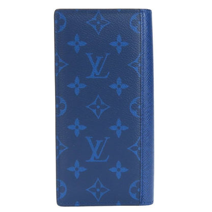 Louis Vuitton Long Wallet Portefeuille Brazza M30297 Taiga Llama Taiga Monogram