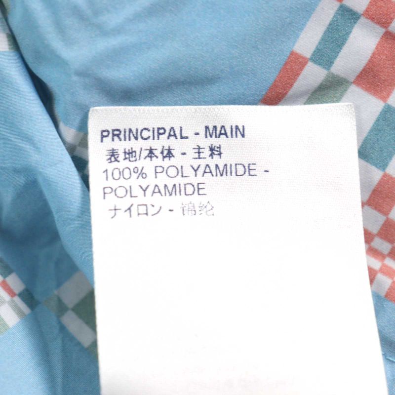 Louis Vuitton 21SS Hkb85w Distorted Damier LV Logo Zipper With Drawcord