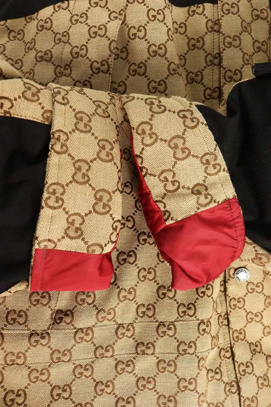 Gucci X The North Face 21AW 670769 Z8apw Logo Embroidered GG Canvas Hooded Down