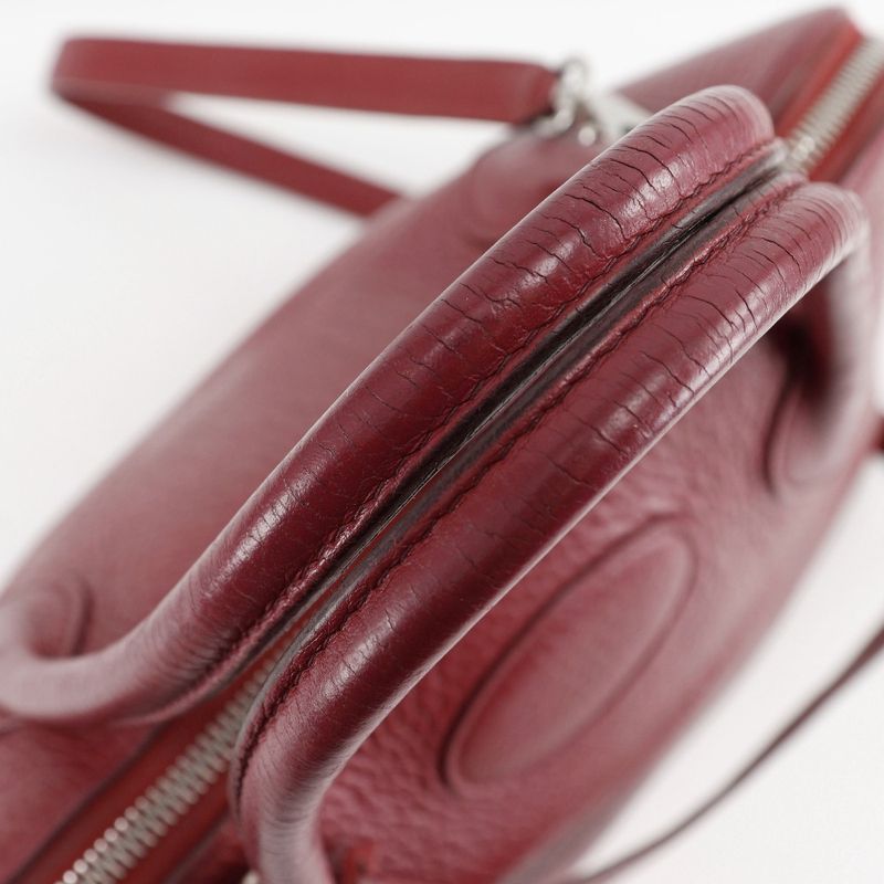 Hermes Bolide 31 2WAY Shoulder Ardennes Red/silver Hardware □N Ladies Handbag