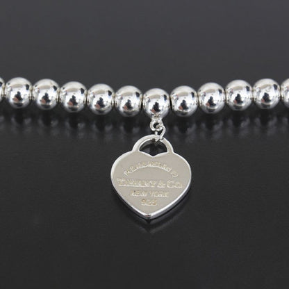 Tiffany & Co Heart Ball Chain Bracelet AG 925 E1696