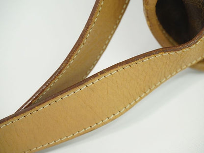 Authentic Celine Macadam Shoulder Bag Pochette PVC Brown Macadam Bag Pre-owned