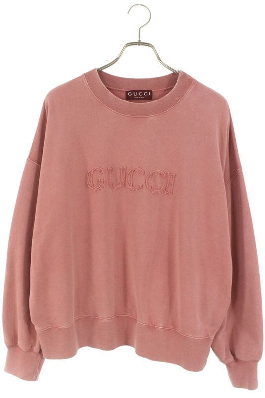 Gucci 25SS 789582 Xjgul Embroidery Logo Sweatshirt Men's L