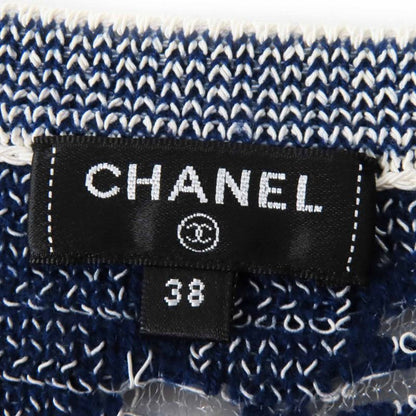 CHANEL P63038 Coco Mark And Floral Pattern Openwork Knit Cardigan With Coco