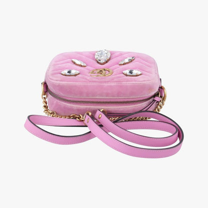 Guccigg Marmont Pink Velour 448065 C02882616