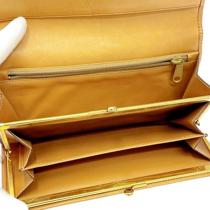 Celine PVC Macadam Long Wallet Brown 372922 Long