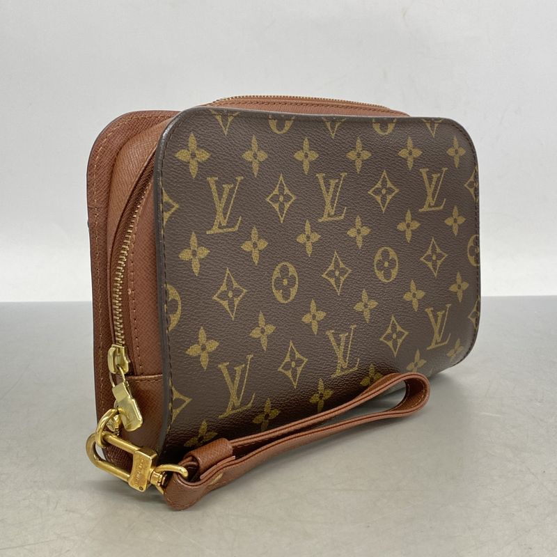 Louis Vuitton Clutch Bag Monogram Orsay M51790 Brown Men's