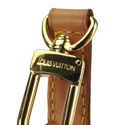 Louis Vuitton Shoulder Strap Nubuck Leather Beige Gold Hardware Adjustable
