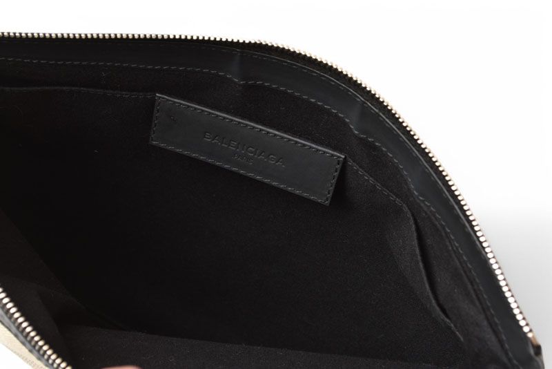Balenciaga Clutch Bag Second Bag Balenciaga NAVY CLIP Navy Clip Pouch Canvas