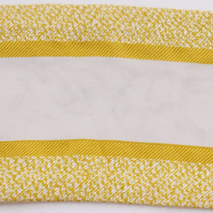 [dior] Christian Dior Mitzah Toile De Jouy Sauvage Ribbon Scarf Silk Yellow/whit