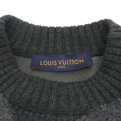 Louis Vuitton Monogram Shear Ring Crewneck Sheepskin Mouton Men's S