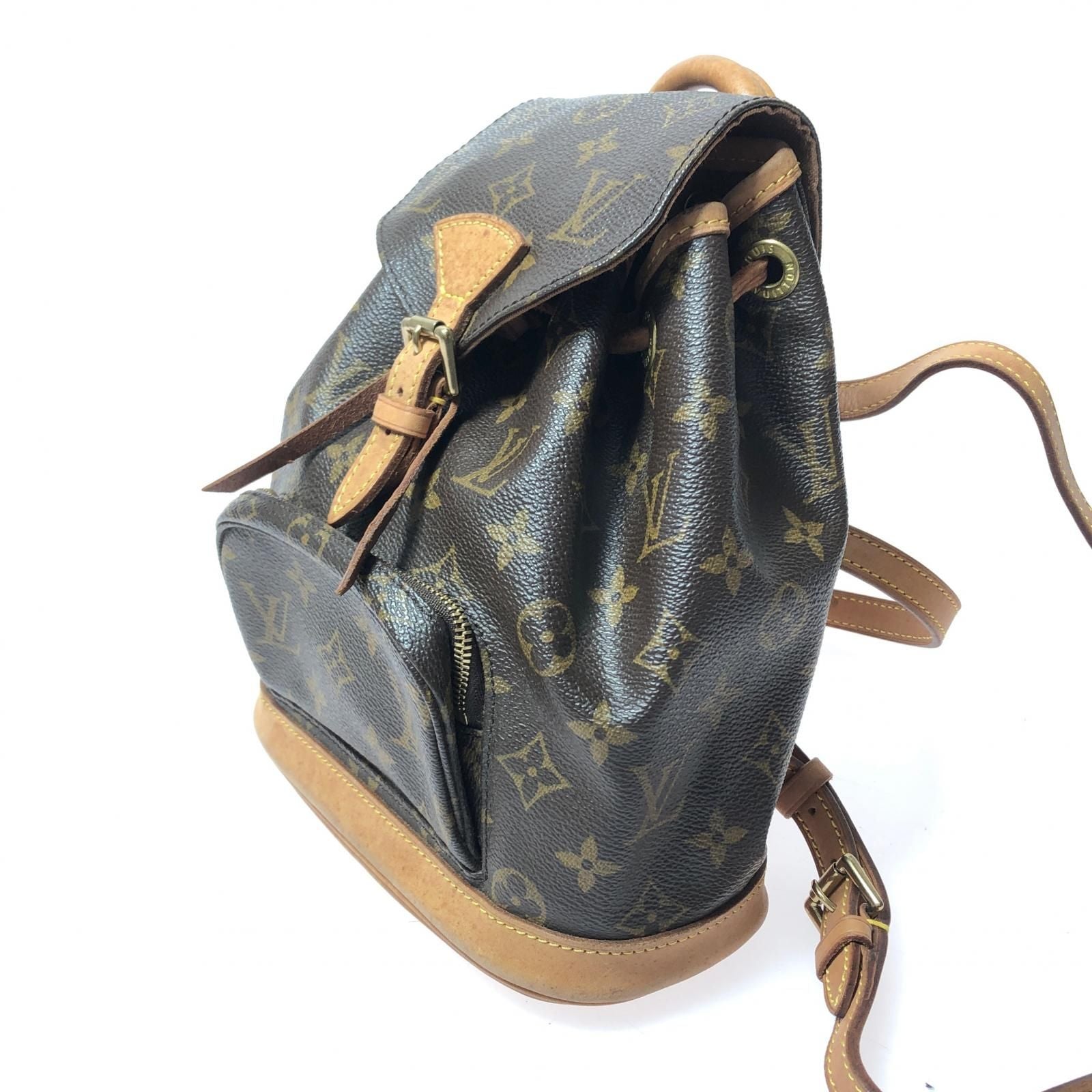 Louis Vuitton Women's Rucksack Monogram Mini Monsuri M51137 Brown