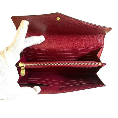 Louis Vuitton Monogram Portefeuille Sarah M62234 Long Wallet Women