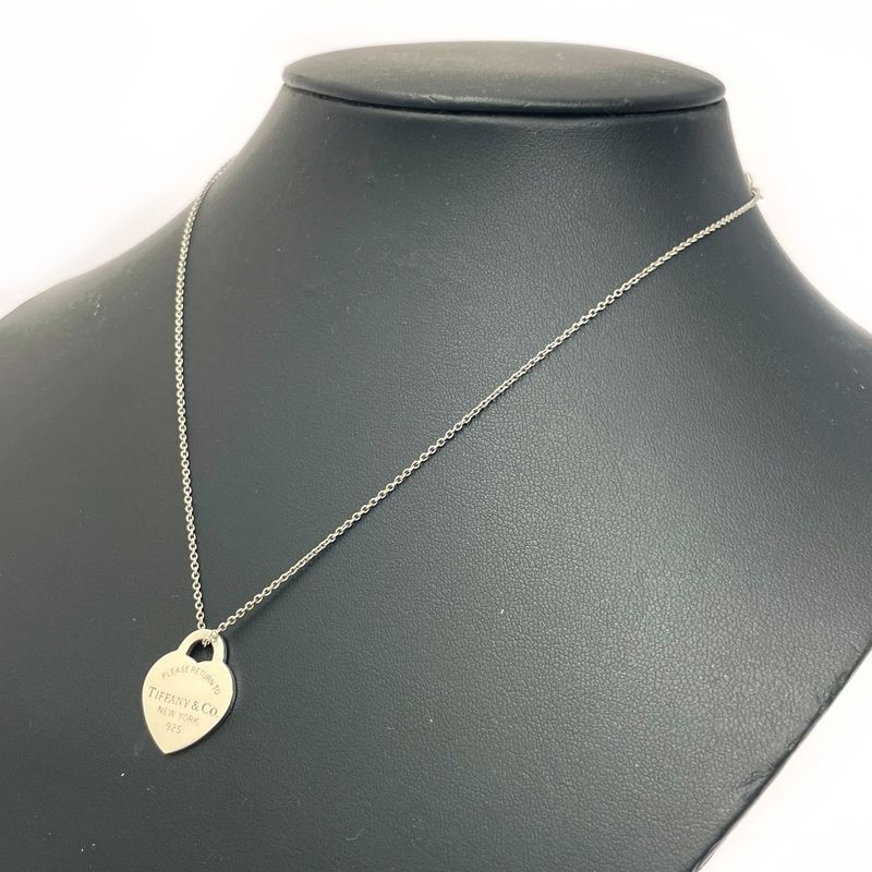 Tiffany & Co Silver Return to Heart Necklace 3.8g 925 Engraved 414020 Necklace
