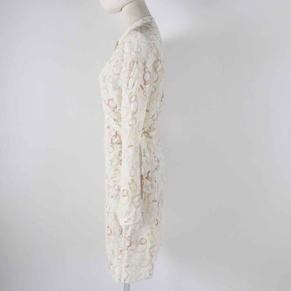 Hermes 23AW 3h0514dn 100% Silk Chaine D'ancre Design Do Re Boucles Pattern