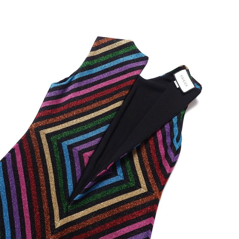 Gucci Dress Size L Sleeveless Knit Dress With Hanger Made In Italy 20241007