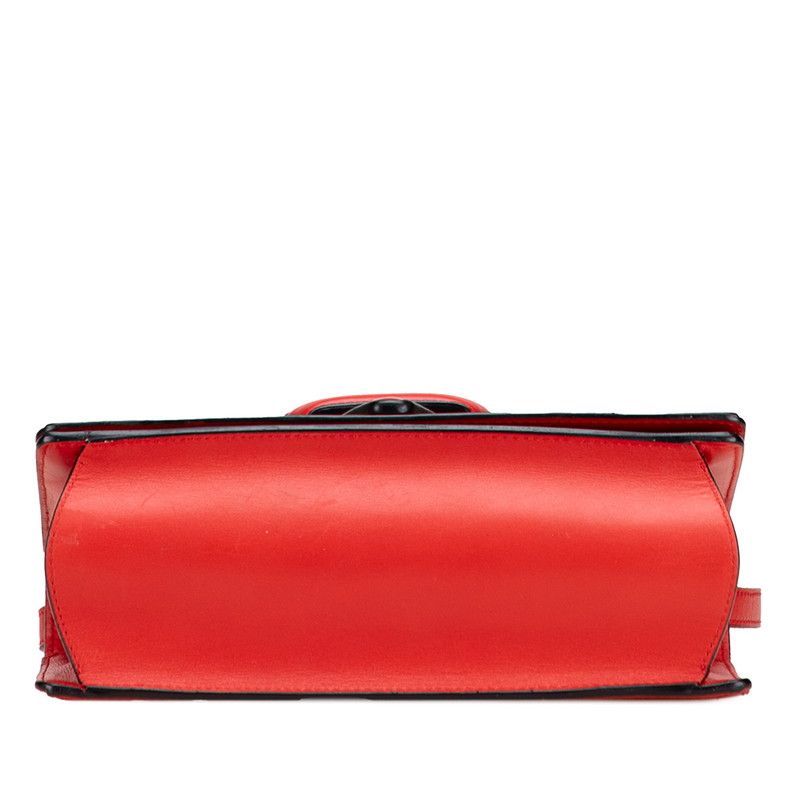 Loewe Barcelona Crossbody Shoulder Bag Red Leather Women's Loewe