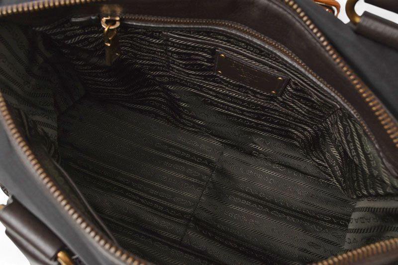 Prada Tote Bag Shoulder Bag 2way Prada Bag Bl0748 Nylon Jacquard Black With