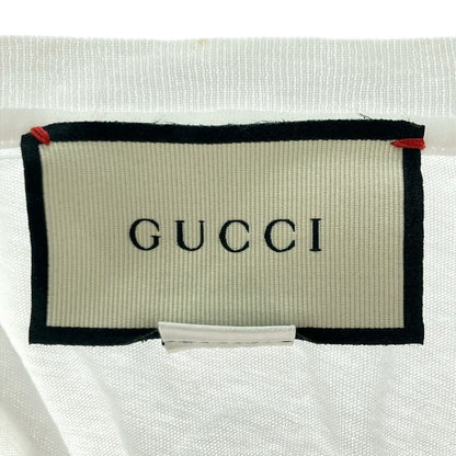 Gucci Logo Washed Oversize D T-Shirt 440103 X3f05 White XS
