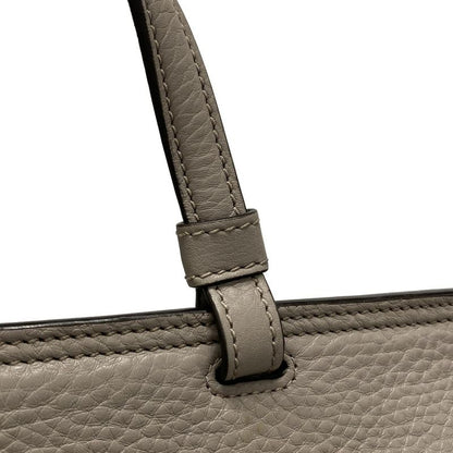 Gucci Handbag Bamboo Daily 370830 Gray Leather