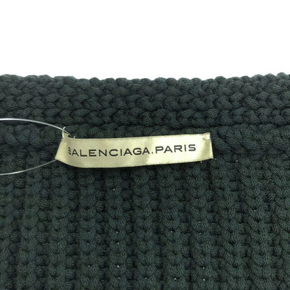 Balenciaga V-Neck Knit Sweater 279468 Green 38