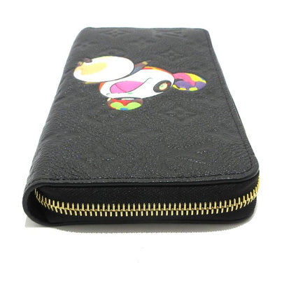 Louis Vuitton Monogram Panda LV X TM Zippy Wallet M14160 Noir Black Leather