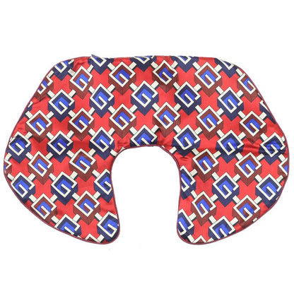 Gucci Geometric G Print Travel Set 100% Silk Eye Mask Air Pillow Slippers