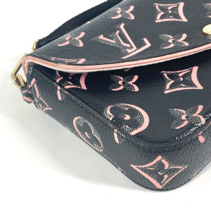 Louis Vuitton Shoulder Bag Mulatto Pochette Felicie M81471 Coated Canvas Black