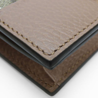 Polar Gucci Bifold Wallet 658610 GG Marmont GG Supreme Canvas Leather Dusting