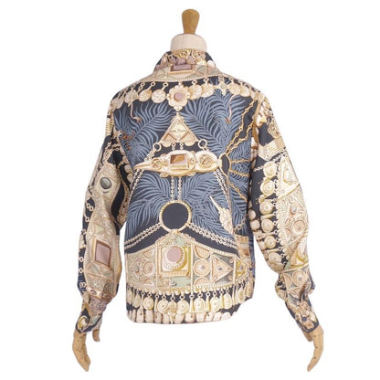 Hermes Shirt Open Collar Margiela Period Blouse Long