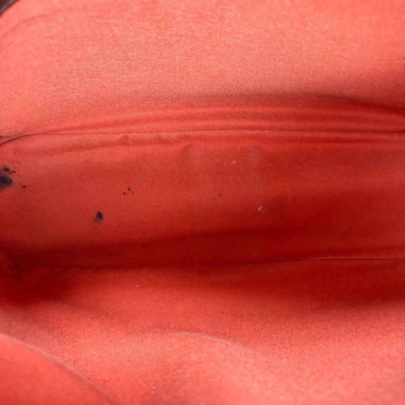 Louis Vuitton Damier Leather Ebene Naviglio Shoulder Bag Brown Crossbody Bag