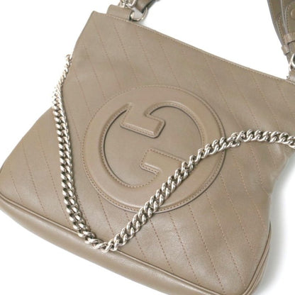 Gucci Blondie Handbag Interlocking G Small Tote Bag Chain Bag 2way [final Price