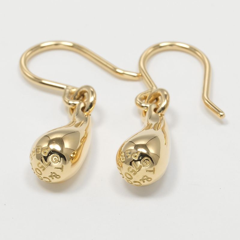 Tiffany & Co Teardrop 18K Yellow Gold Ladies 5.39g Earrings