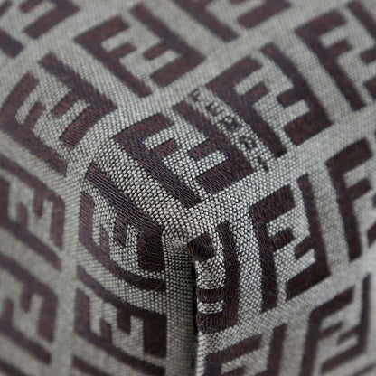 Fendi Zucca Mini Boston 8bl106-cnl Nylon Canvas Bronze Ladies Shoulder Bag