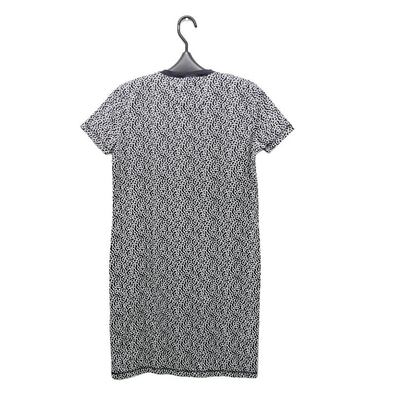 Hermes Short Sleeve One Piece Naussa Chaine Navy - Size 36 Cotton