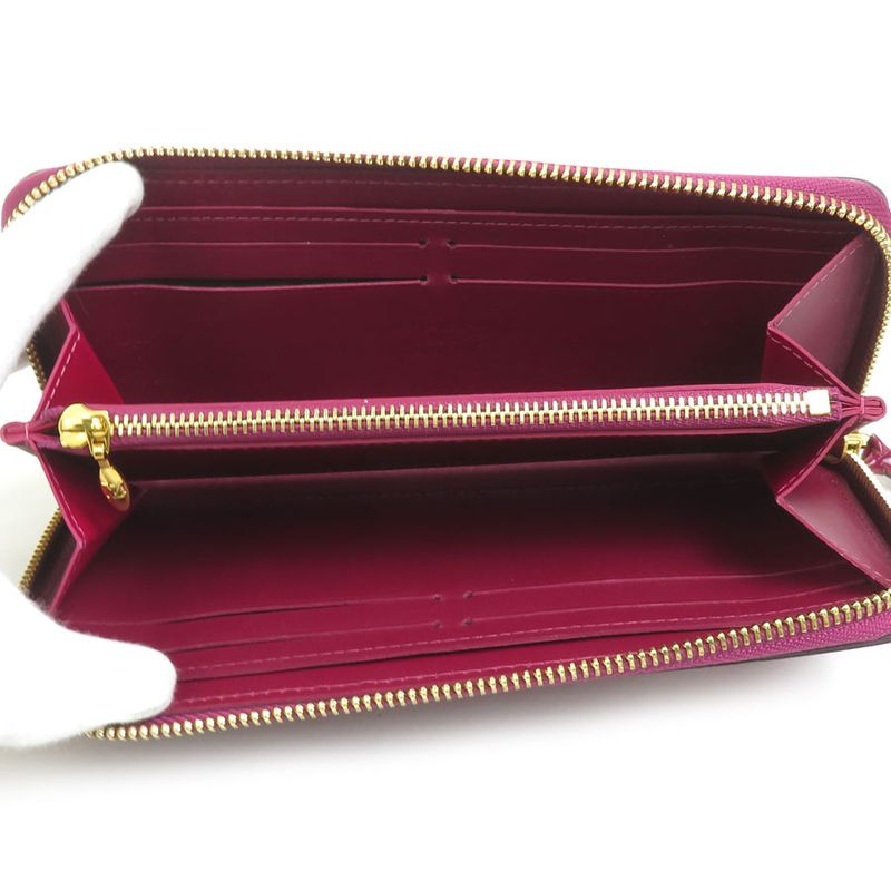 Louis Vuitton Round Zipper Long Wallet Portefeuille Cles Mance M90972