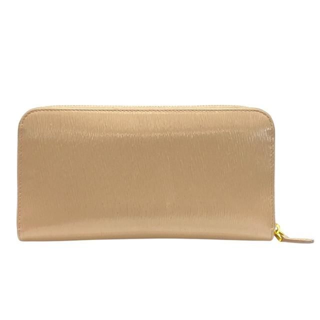 Prada 1ml506 Long Wallet Long Wallet Round Zipper Zip Wallet Triangle Logo