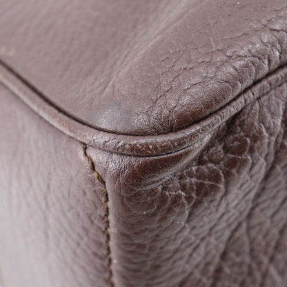 Celine Boogie Bag 134023 Leather Dark Brown Ladies Handbag